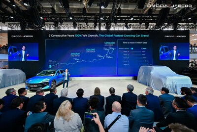 OMODA & JAECOO hybrid long-distance challenge and VPD parking showdown at IBS 2026